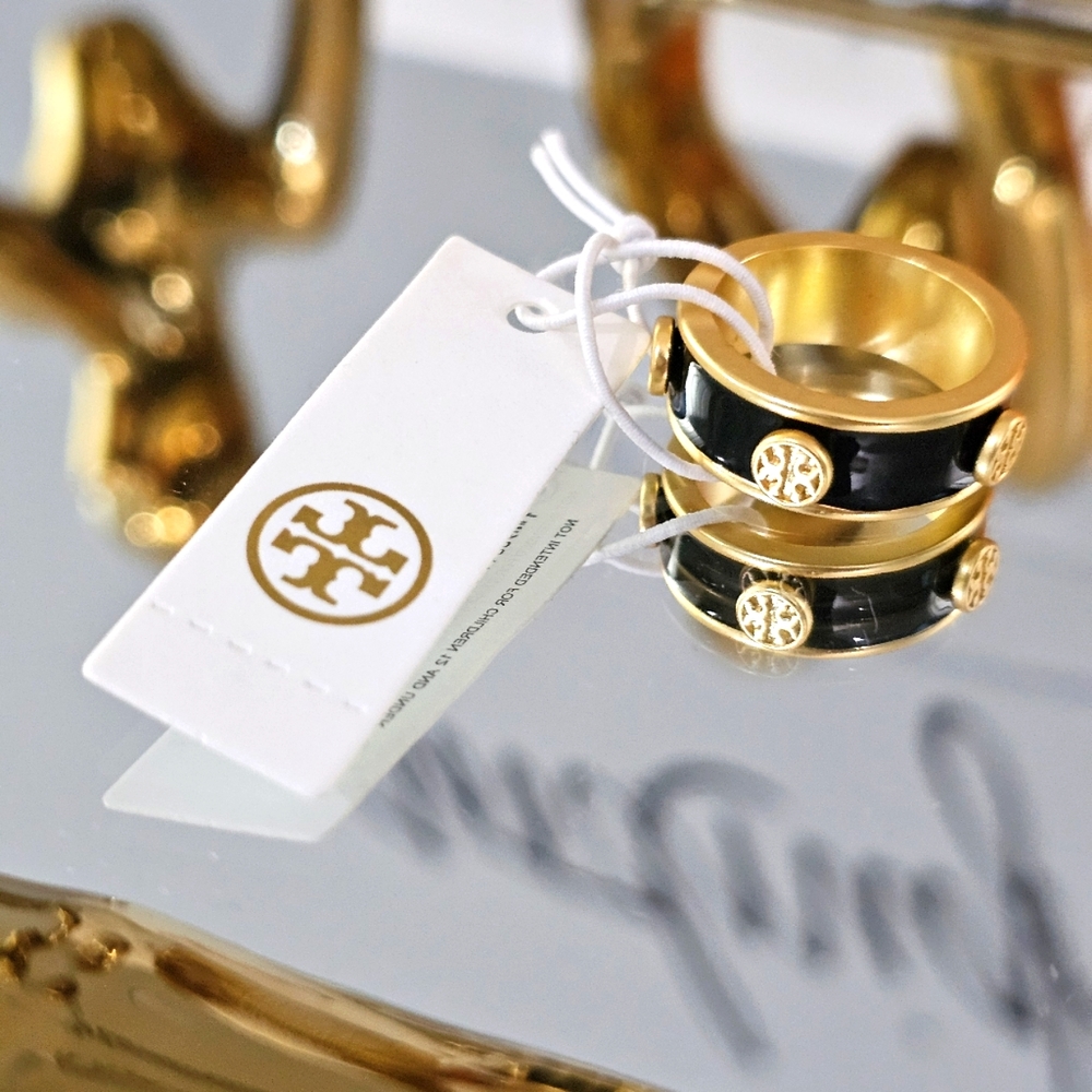 TORY BURCH MILLER' RING WITH LOGO